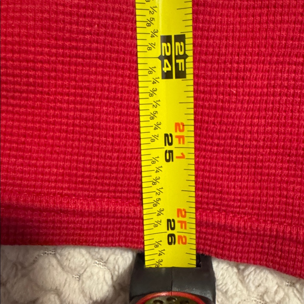Polo by Ralph Lauren Men's Vibrant Red Long Sleeve Tee - Picture 8 of 10